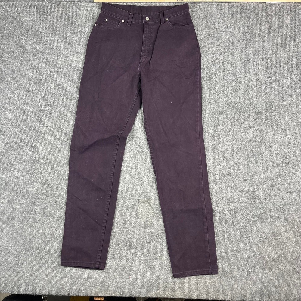 Faded Glory Jeans Womens W32 L33 Purple Straight Leg Casual Denim Classic Pants